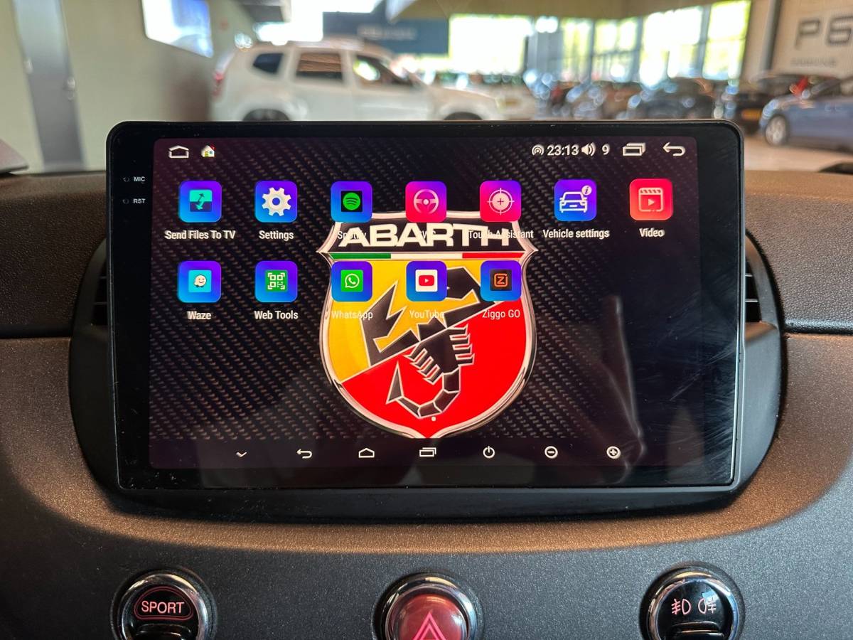 Fiat 500 Fiat 500 1.4 T-Jet ABARTH COMPETIZIONE AUTOMAAT 180pk!|CLIMA AIRCO|BLUETOOTH|ZWARTE LM-VELG|APK+OH-BEURT+nwe D-RIEM BIJ AFLEVERING