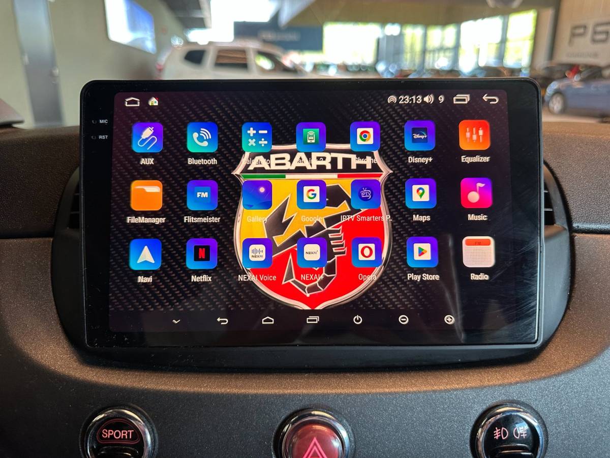 Fiat 500 Fiat 500 1.4 T-Jet ABARTH COMPETIZIONE AUTOMAAT 180pk!|CLIMA AIRCO|BLUETOOTH|ZWARTE LM-VELG|APK+OH-BEURT+nwe D-RIEM BIJ AFLEVERING