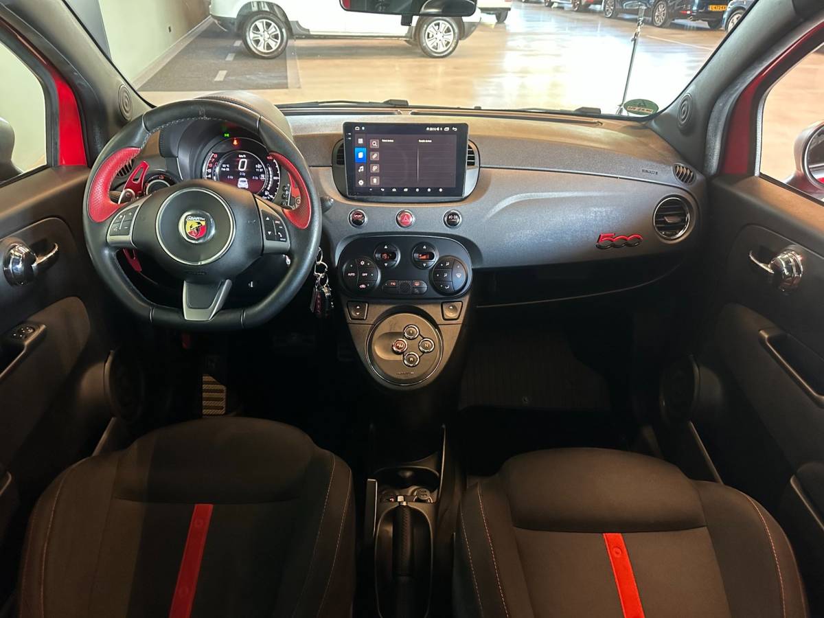 Fiat 500 Fiat 500 1.4 T-Jet ABARTH COMPETIZIONE AUTOMAAT 180pk!|CLIMA AIRCO|BLUETOOTH|ZWARTE LM-VELG|APK+OH-BEURT+nwe D-RIEM BIJ AFLEVERING