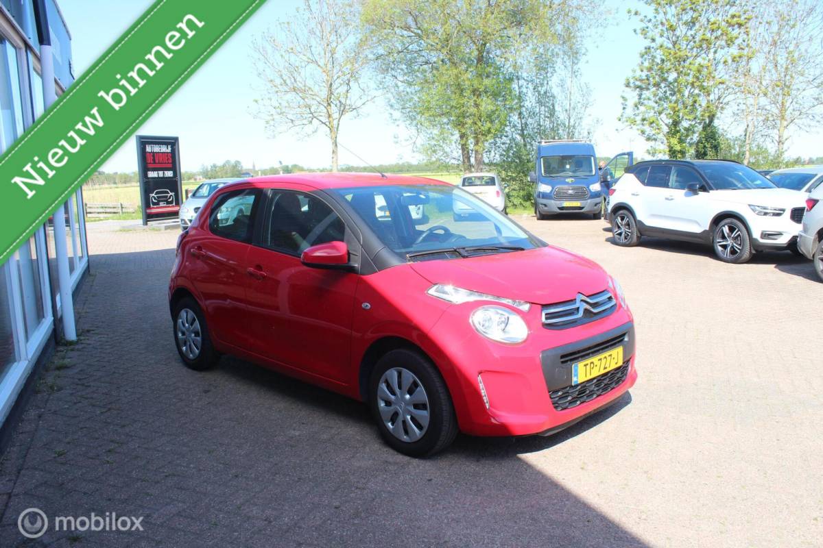 Citroën C1 Citroen C1 1.0 VTi Shine Airco/Leder-stuur/Led/5deurs/NAP