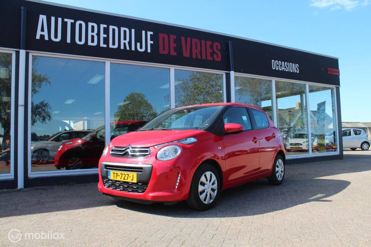 Citroën C1 Citroen C1 1.0 VTi Shine Airco/Leder-stuur/Led/5deurs/NAP