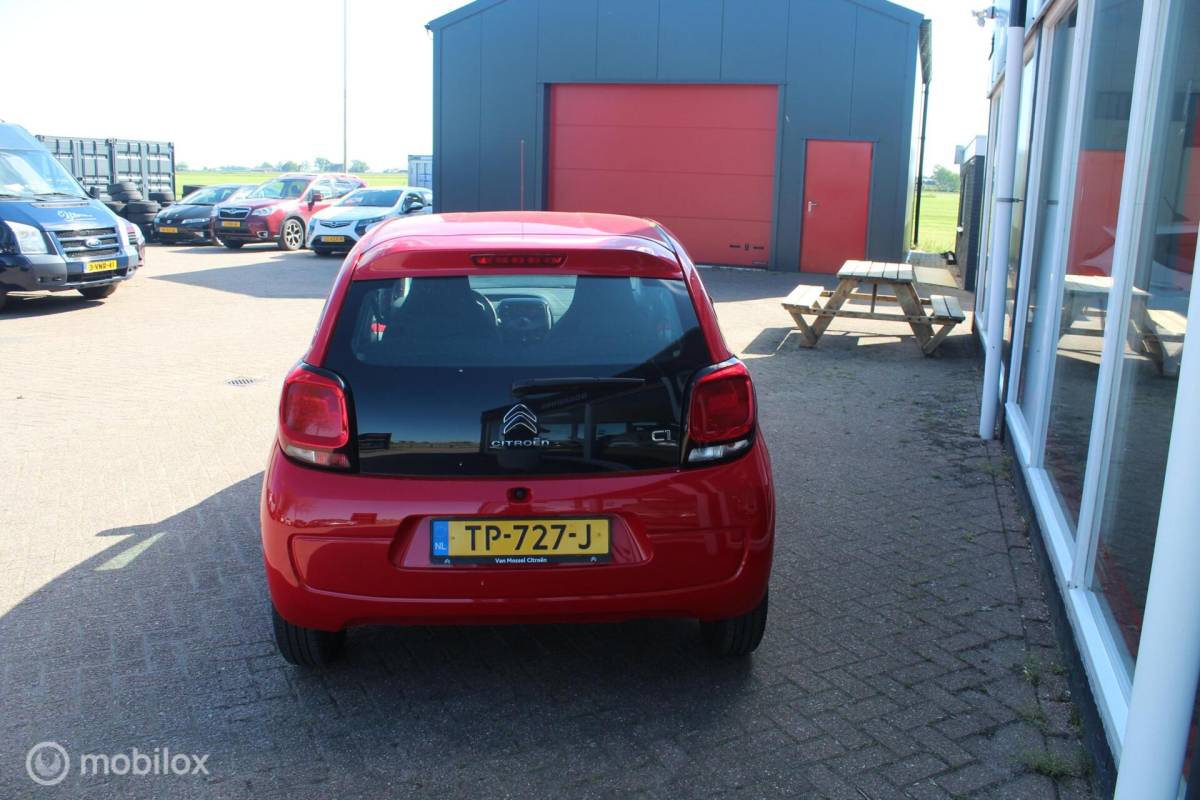 Citroën C1 Citroen C1 1.0 VTi Shine Airco/Leder-stuur/Led/5deurs/NAP