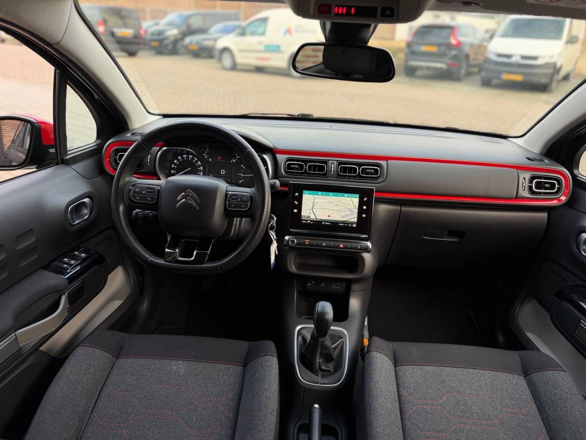 Citroën C3 Citroen C3 1.2 PureTech Shine Airco Navi Cruise Camera Elk.ramen 5drs Lijn asist zeer nette!!