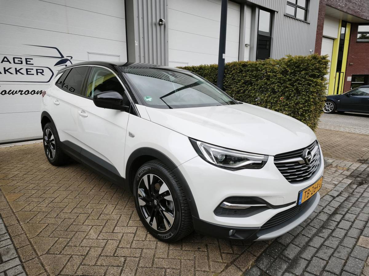 Opel Grandland X Opel Grandland X 1.2 Turbo Ultimate Automaat Navigatie Camera Denon-Audio Dodehoek Stoelverwarming Voor+Achter Volle Auto
