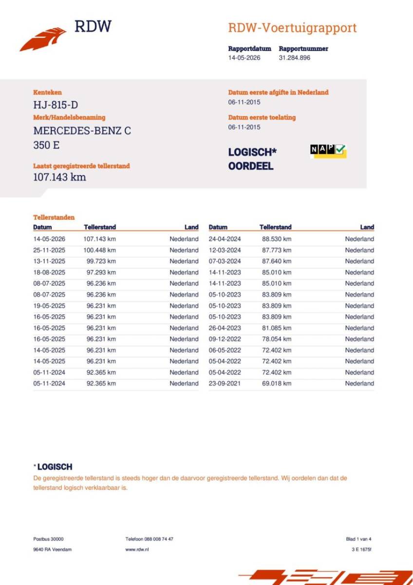 Mercedes-Benz C-Klasse Mercedes C-klasse Estate 350 e Lease Edition| Origineel NL|