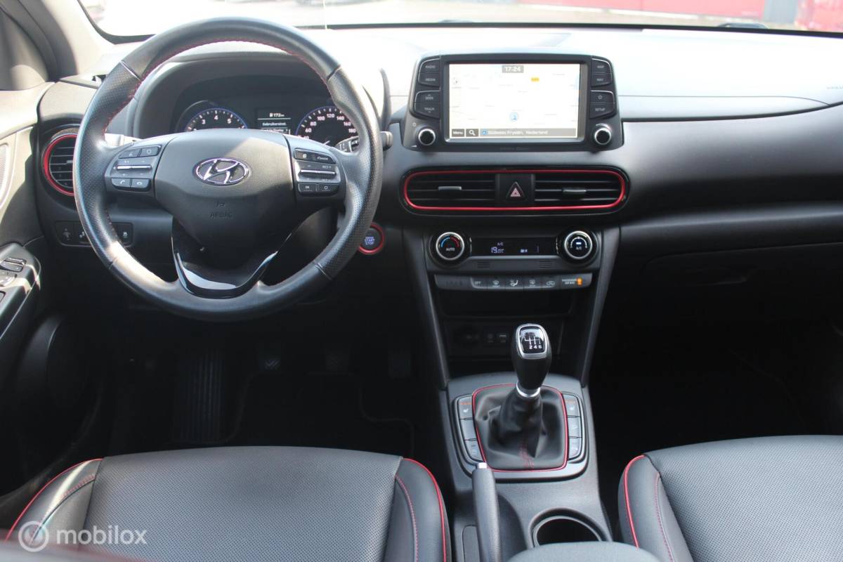 Hyundai Kona Hyundai Kona 1.0 T-GDI N-Line Pakket Full Options Leder/Hud