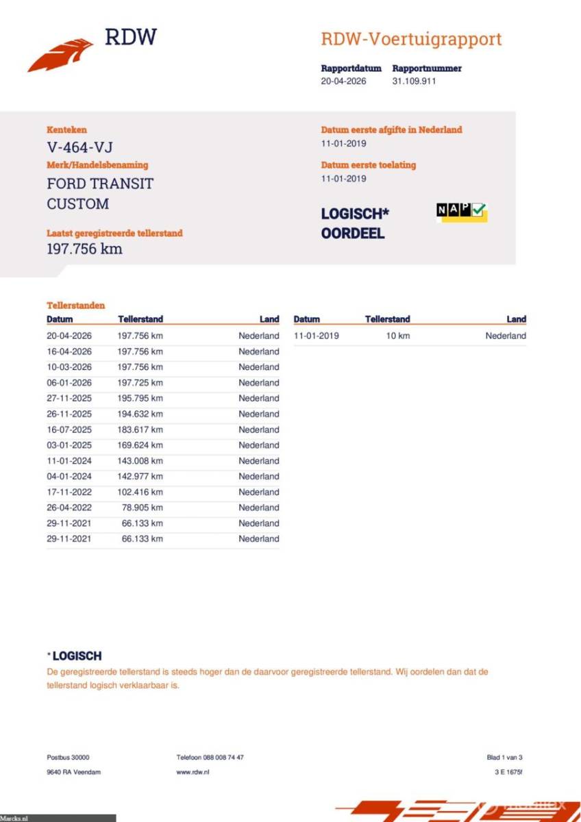 Ford Transit Custom Ford Transit Custom 340 2.0 TDCI L2H1 Limited Automaat EURO6