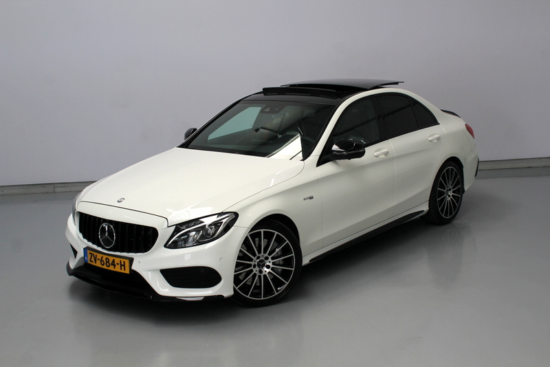 Mercedes-Benz C-Klasse Mercedes-Benz C-klasse AMG 43 4MATIC 468PK | RIJKLAAR | SCHAALSTOELEN | ALCANTARA STUUR | PANORAMADAK | CARPLAY