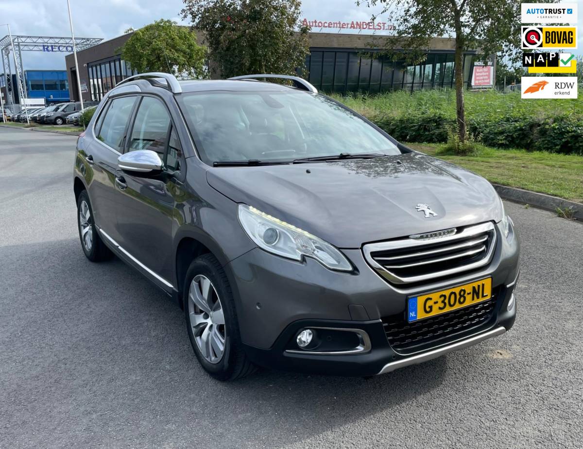 Peugeot 2008 Peugeot 2008 1.2 PureTech Active, Cruise, Pdc, Navi, Lmv, Half leder, Climate control, Goed oh, Mooie kmstand!