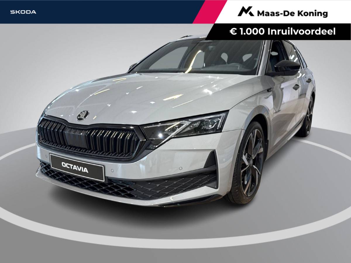 Škoda Octavia Škoda Octavia combi Sportline Business 1.5 TSI m-HEV 110 kW / 150 PK | Trekhaak wegklapbaar | 19” draconis velgen | 1.000,- inruilbonus!!