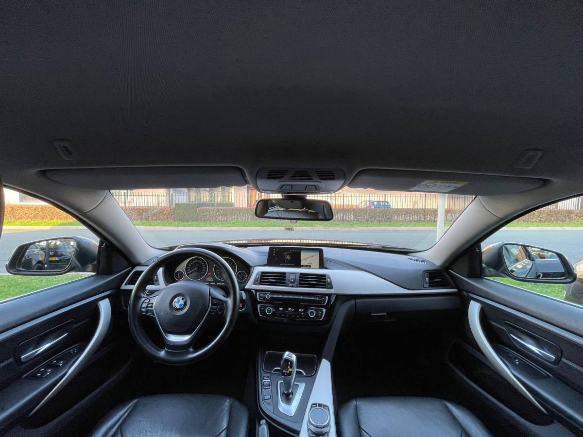 BMW 4 Serie BMW 4 Serie Gran Coupé 418i High Executive, Aut, 5drs, Leder, Cruise, Pdc, Stoelverw, 2e eig afk, Geen import, Nap, Volledig oh!