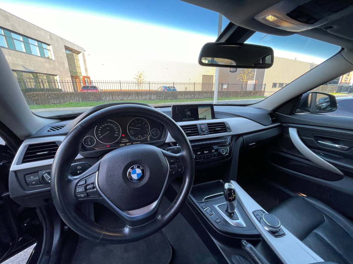 BMW 4 Serie BMW 4 Serie Gran Coupé 418i High Executive, Aut, 5drs, Leder, Cruise, Pdc, Stoelverw, 2e eig afk, Geen import, Nap, Volledig oh!