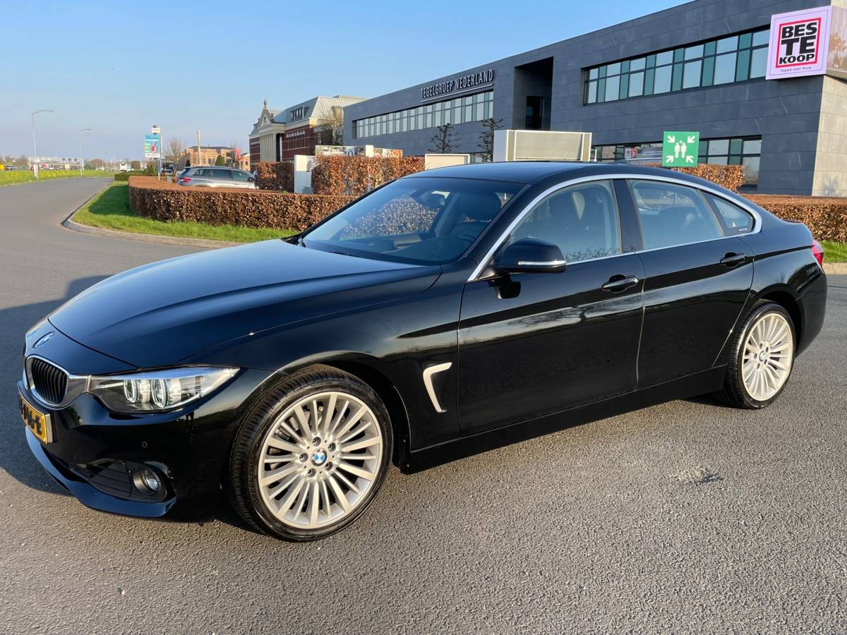 BMW 4 Serie BMW 4 Serie Gran Coupé 418i High Executive, Aut, 5drs, Leder, Cruise, Pdc, Stoelverw, 2e eig afk, Geen import, Nap, Volledig oh!