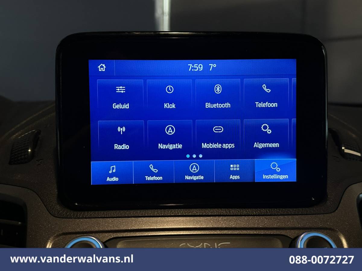 Ford Transit Connect Ford Transit Connect 1.5 EcoBlue 100pk L2H1 Euro6 Airco | 2x zijdeur | Camera | Navigatie | Apple Carplay | Cruisecontrol Verwarmde voorruit, Parkeersensoren