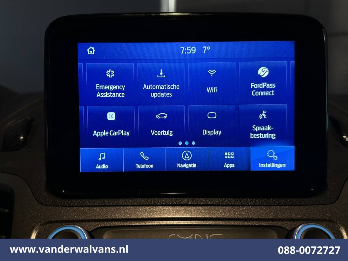 Ford Transit Connect Ford Transit Connect 1.5 EcoBlue 100pk L2H1 Euro6 Airco | 2x zijdeur | Camera | Navigatie | Apple Carplay | Cruisecontrol Verwarmde voorruit, Parkeersensoren