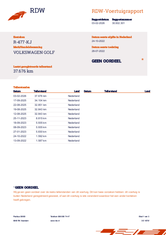 Volkswagen Golf Volkswagen Golf 1.0 TSI Life Business / 19′ /sfeer / Led /Cruise