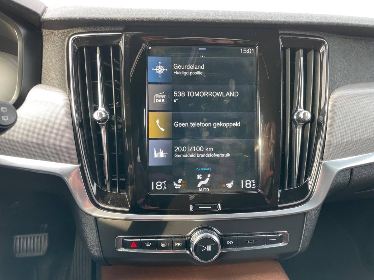 Volvo V90 Volvo V90 2.0 T6 AWD Business Pro, Trekhaak, Acc, Cam, Pdc, Leder, Stoel-/stuurverw, 1e eig afk, Geen import, Nap, Dealer oh!