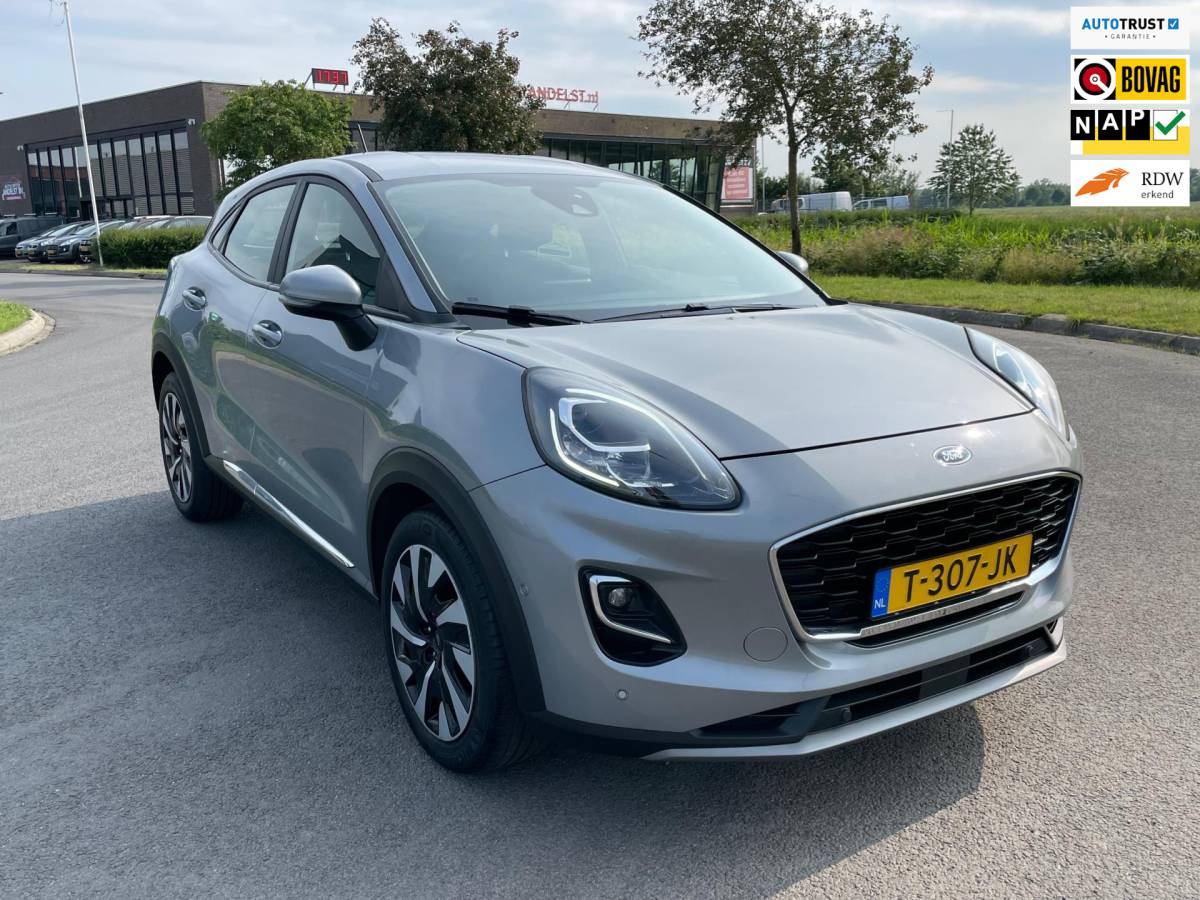 Ford Puma Ford Puma 1.0 EcoBoost Hybrid Titanium, Aut, 1e eig, Geen import, Nap, Mooie km!