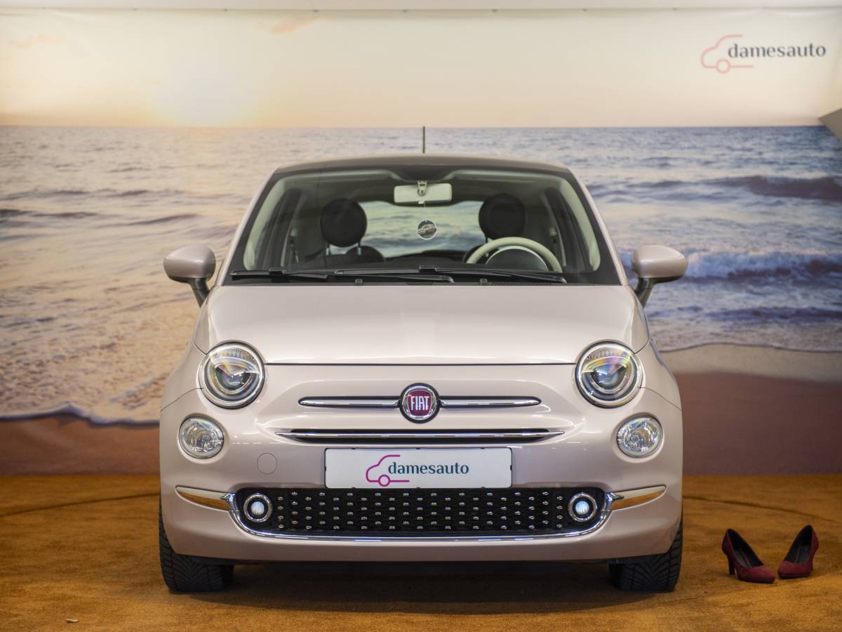 Fiat 500 Fiat 500 1.2 Star, Powder Pink, nieuwe distr riem, leder, pano, incl garantie.
