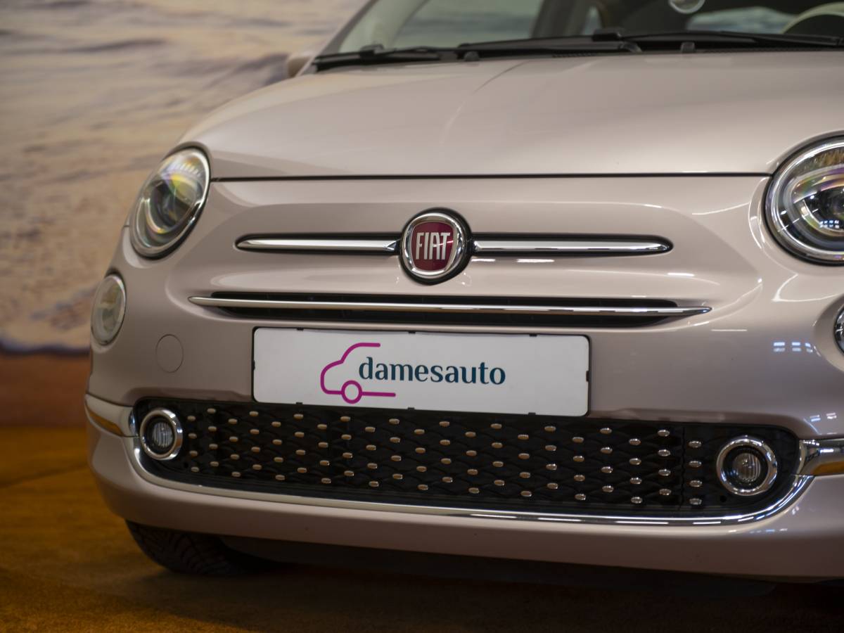 Fiat 500 Fiat 500 1.2 Star, Powder Pink, nieuwe distr riem, leder, pano, incl garantie.