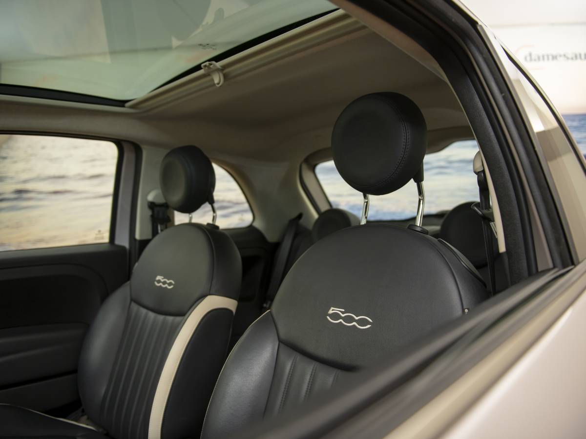 Fiat 500 Fiat 500 1.2 Star, Powder Pink, nieuwe distr riem, leder, pano, incl garantie.