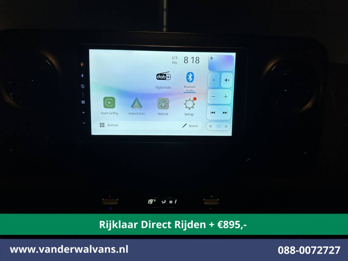 Mercedes-Benz Sprinter Mercedes-Benz Sprinter 314 CDI 143pk L2H2 Euro6 *Rijklaar Direct Rijden* Airco | Camera | Apple Carplay | Android Auto | Trekhaak Bijrijdersbank