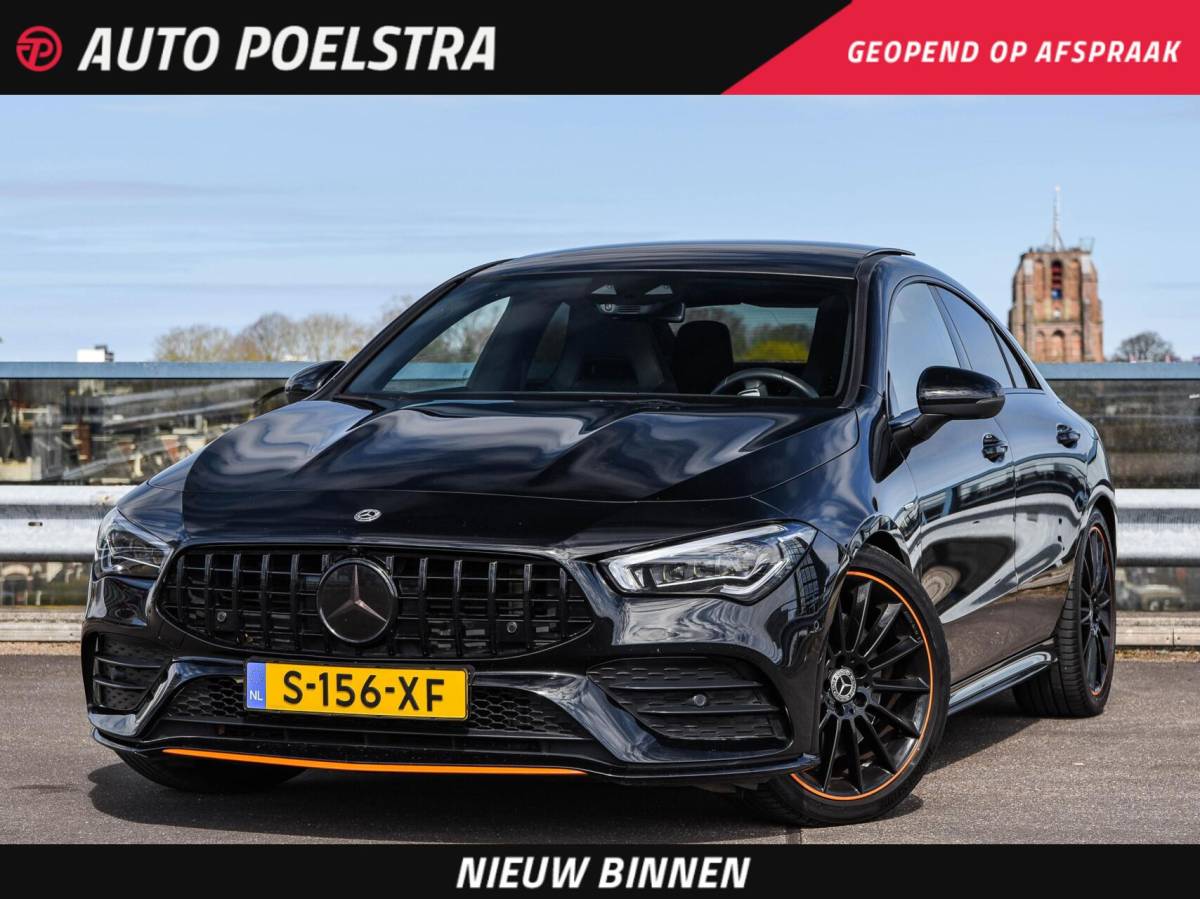 Mercedes-Benz CLA Mercedes CLA-klasse 250 4MATIC Premium Plus | Edition 1 AMG | Panoramadak | Distronic | Sfeerverlichting | Multibeam LED | Rondomzicht Camera | Widescreen | Keyless | 19″