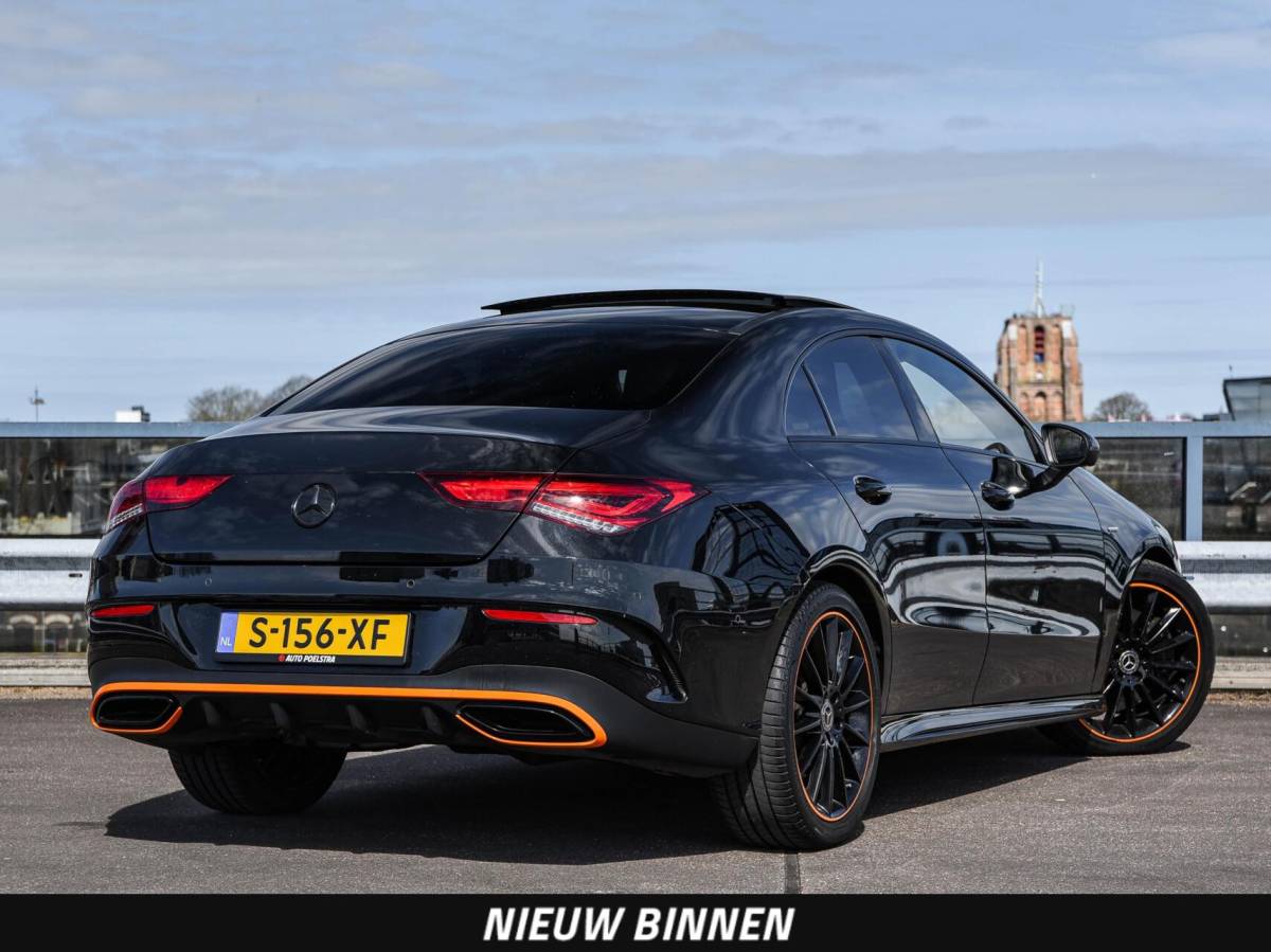 Mercedes-Benz CLA Mercedes CLA-klasse 250 4MATIC Premium Plus | Edition 1 AMG | Panoramadak | Distronic | Sfeerverlichting | Multibeam LED | Rondomzicht Camera | Widescreen | Keyless | 19″
