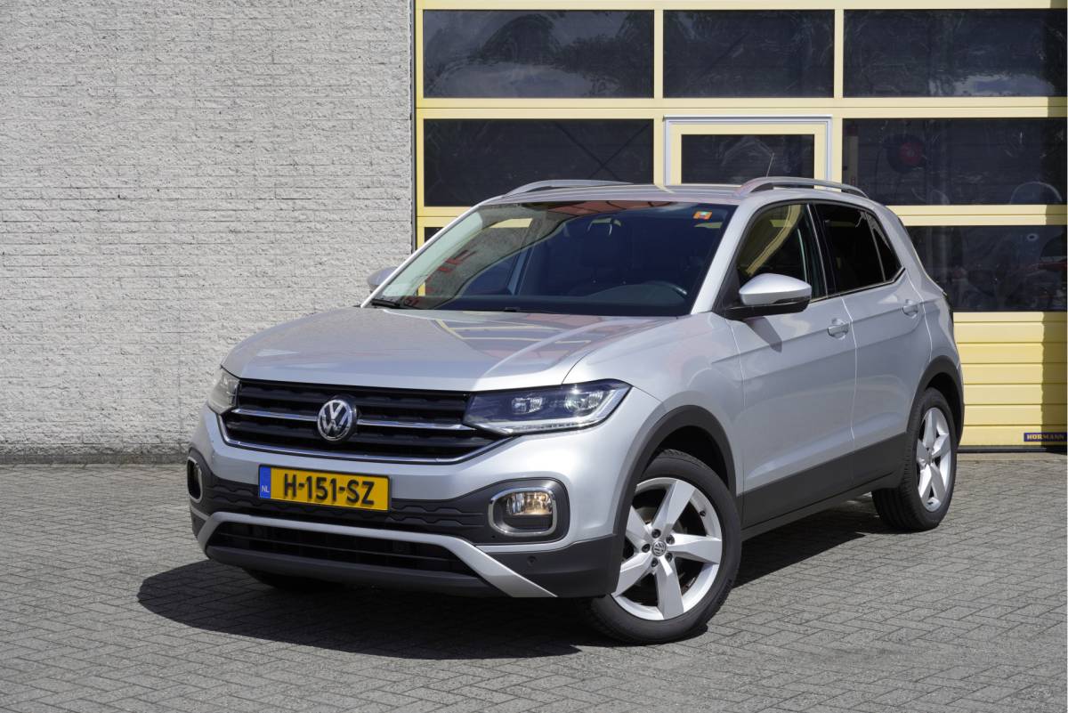 Volkswagen T-Cross Volkswagen T-Cross 1.0 TSI Automaat! Style BJ2020 Lmv 17″ | Led V+A | Pdc | Trekhaak | Keyless entry | App-Connect | Navi | Virtual cockpit | Climate control | Cruise control | Extra getint glas
