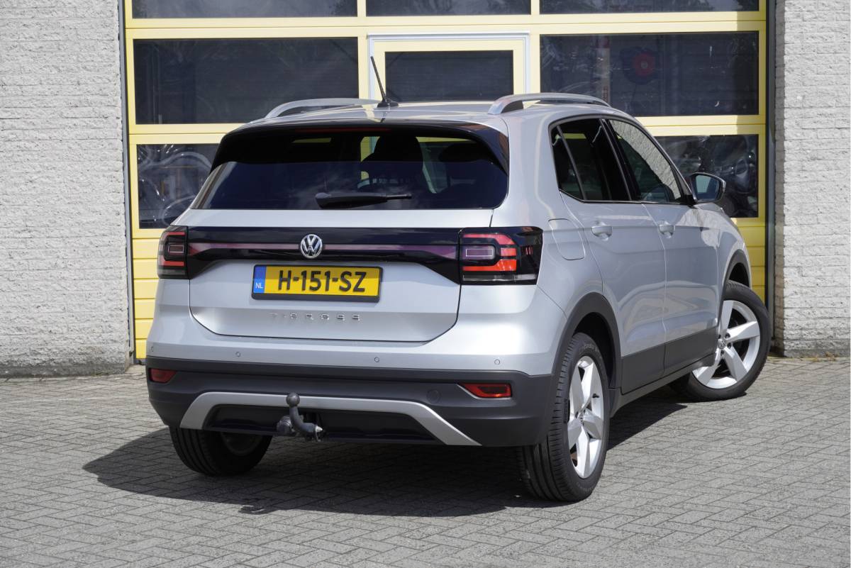 Volkswagen T-Cross Volkswagen T-Cross 1.0 TSI Automaat! Style BJ2020 Lmv 17″ | Led V+A | Pdc | Trekhaak | Keyless entry | App-Connect | Navi | Virtual cockpit | Climate control | Cruise control | Extra getint glas