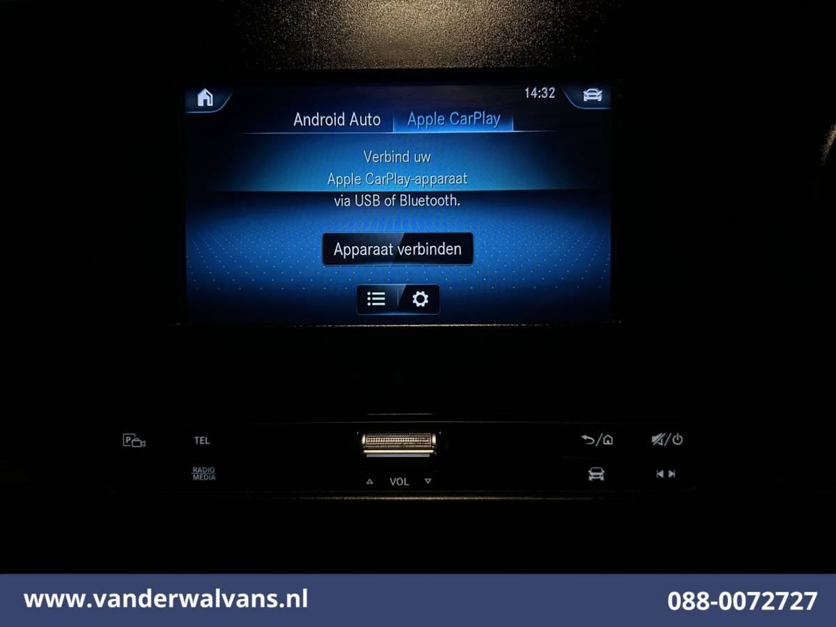 Mercedes-Benz Sprinter Mercedes-Benz Sprinter 314 CDI 143pk L2H2 Euro6 Airco | Camera | Apple Carplay | Android Auto Parkeersensoren, Bijrijdersbank