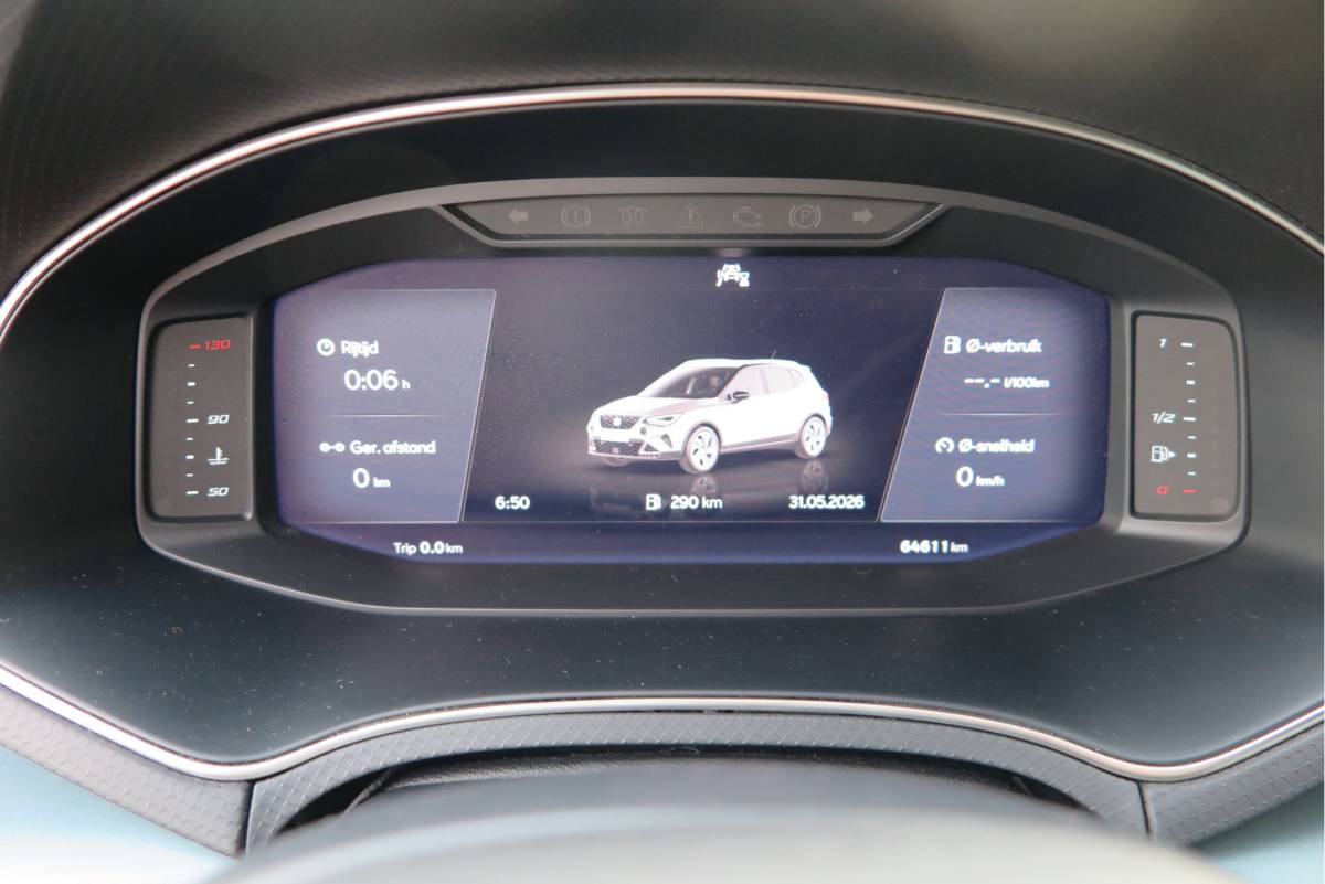 SEAT Arona SEAT Arona 1.0 TSI 70KW 95PK Xperience Connect,Led Matrix , Virtual cockpit, Keyless, Adaptive cruise, PDC, 18″ LMV , Navi,App / smartlink , Bleutooth , DAB+ etc. Dealer onderhouden .