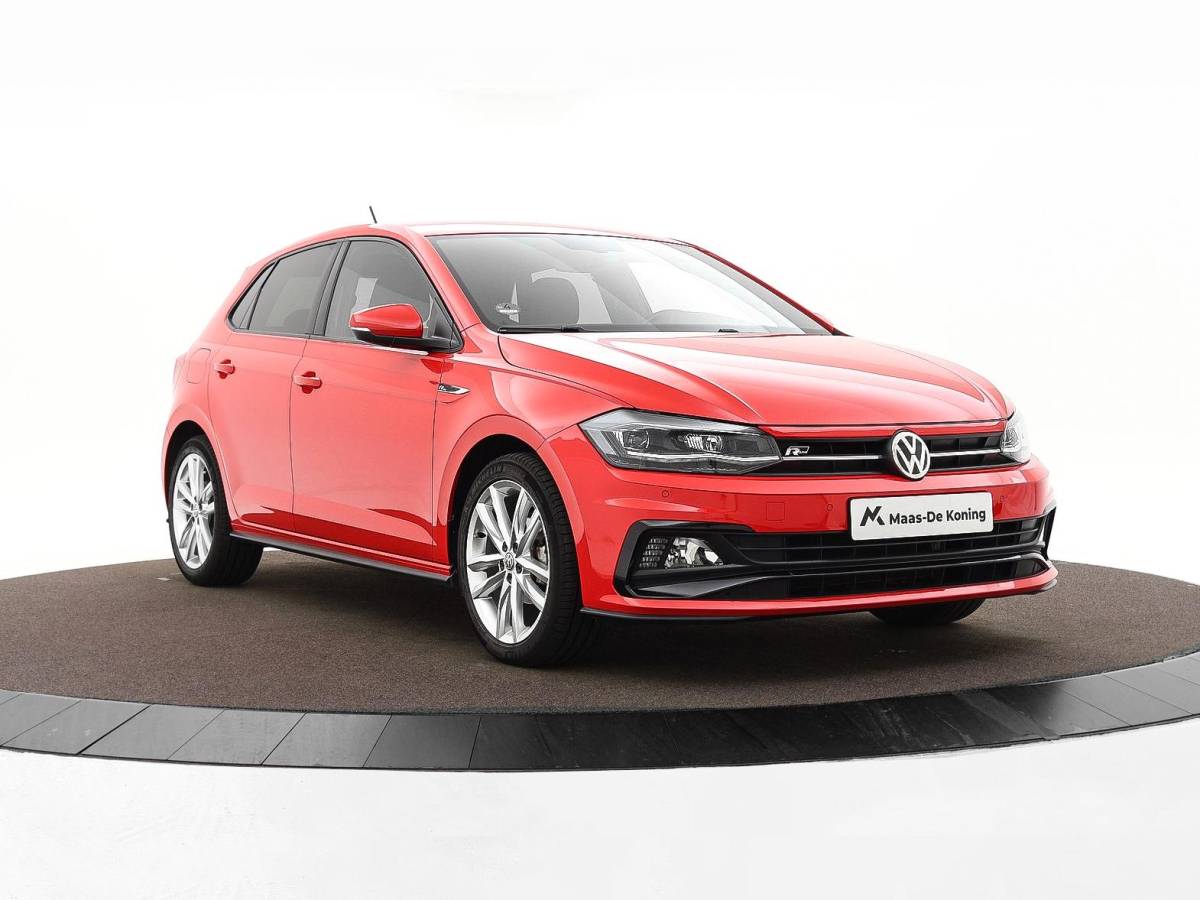 Volkswagen Polo Volkswagen Polo 1.0 TSI 95pk Highline · R-line exterieur · Apple/Android Car Play · 17″Velgen · ACC · Active Info Display · Spraakbediening · Alarmklasse 3 · LED Koplampen ·