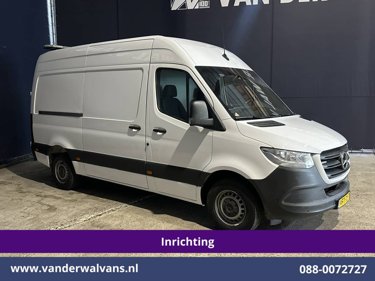 Mercedes-Benz Sprinter Mercedes-Benz Sprinter 316 CDI 164pk 3500kg trekhaak L2H2 Inrichting Euro6 Airco | Camera | Apple Carplay Android Auto, Cruisecontrol, Parkeersensoren