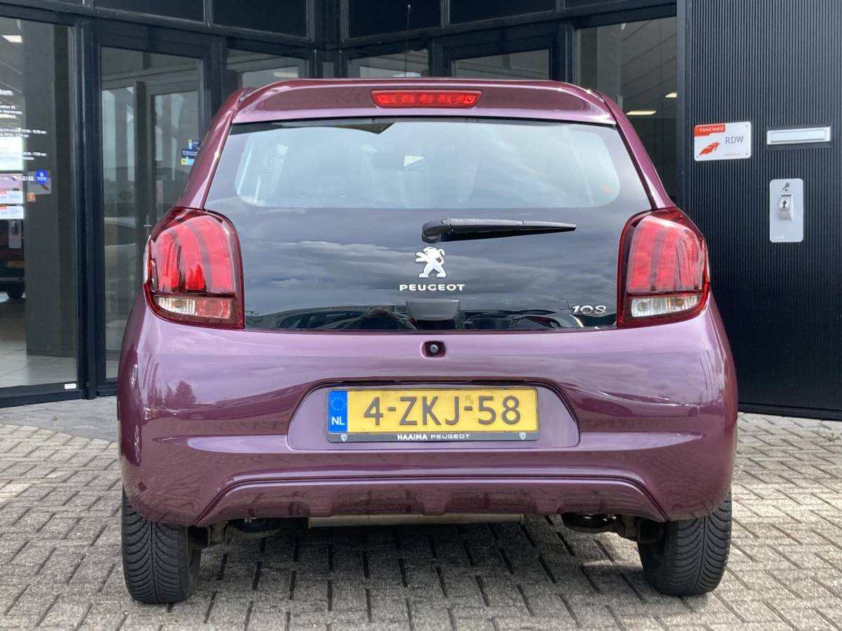 Peugeot 108 Peugeot 108 1.0 e-VTi Active | Airco | Zuinig | Bluetooth | Centrale deurvergrendeling | USB | 5 Deuren | Metallic lak