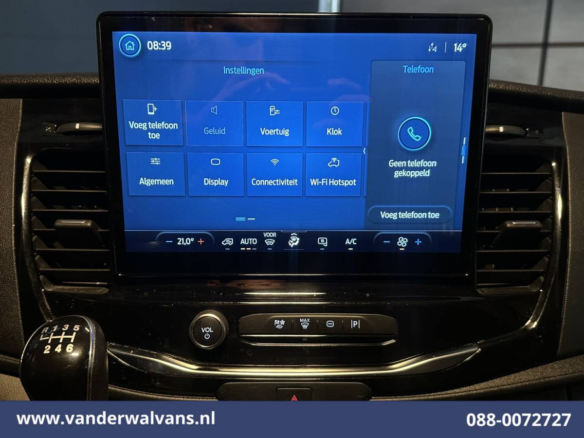 Ford Transit Ford Transit 2.0 TDCI 130pk L3H3 Euro6 Airco | Camera | Apple Carplay | Cruisecontrol Android Auto, Verwarmde Voorruit, Parkeersensoren, Bijrijdersbank