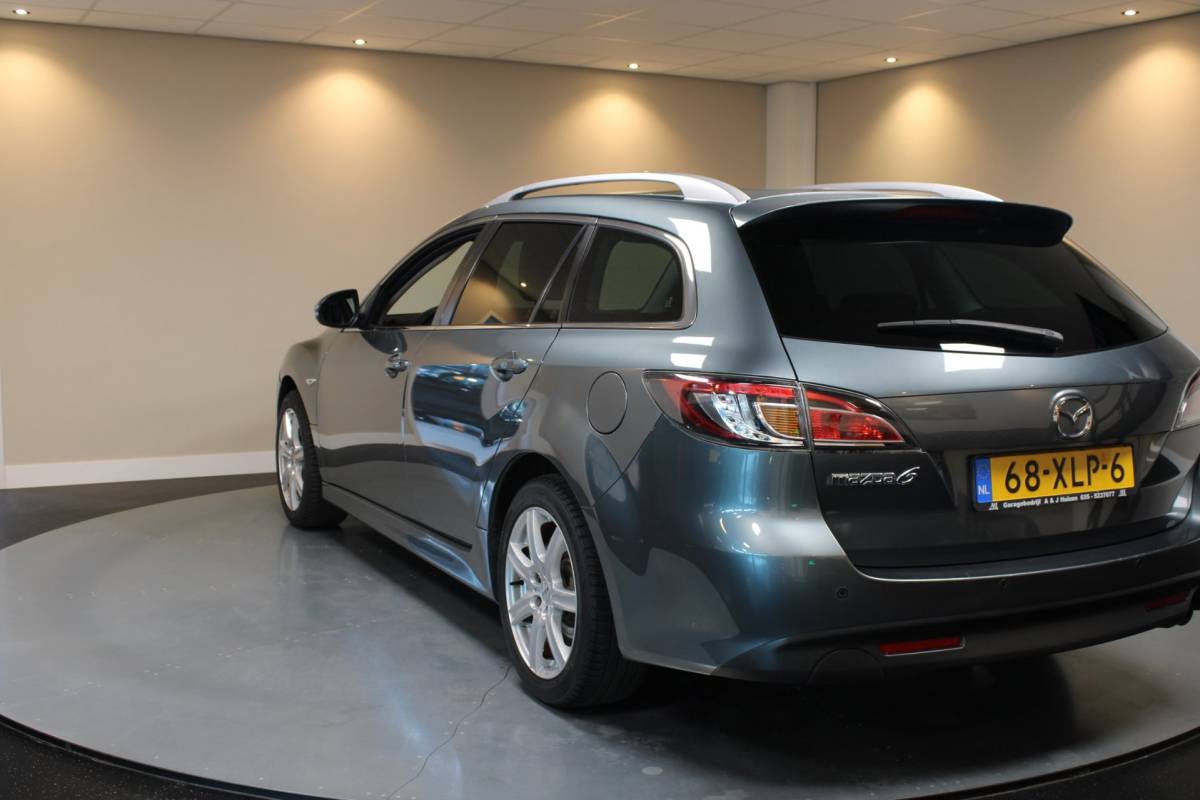 Mazda 6 Mazda 6 Sportbreak 1.8 Exclusive GT *Top onderhouden!* All-season|Stoelverw.|Cruise|PDC|NAP