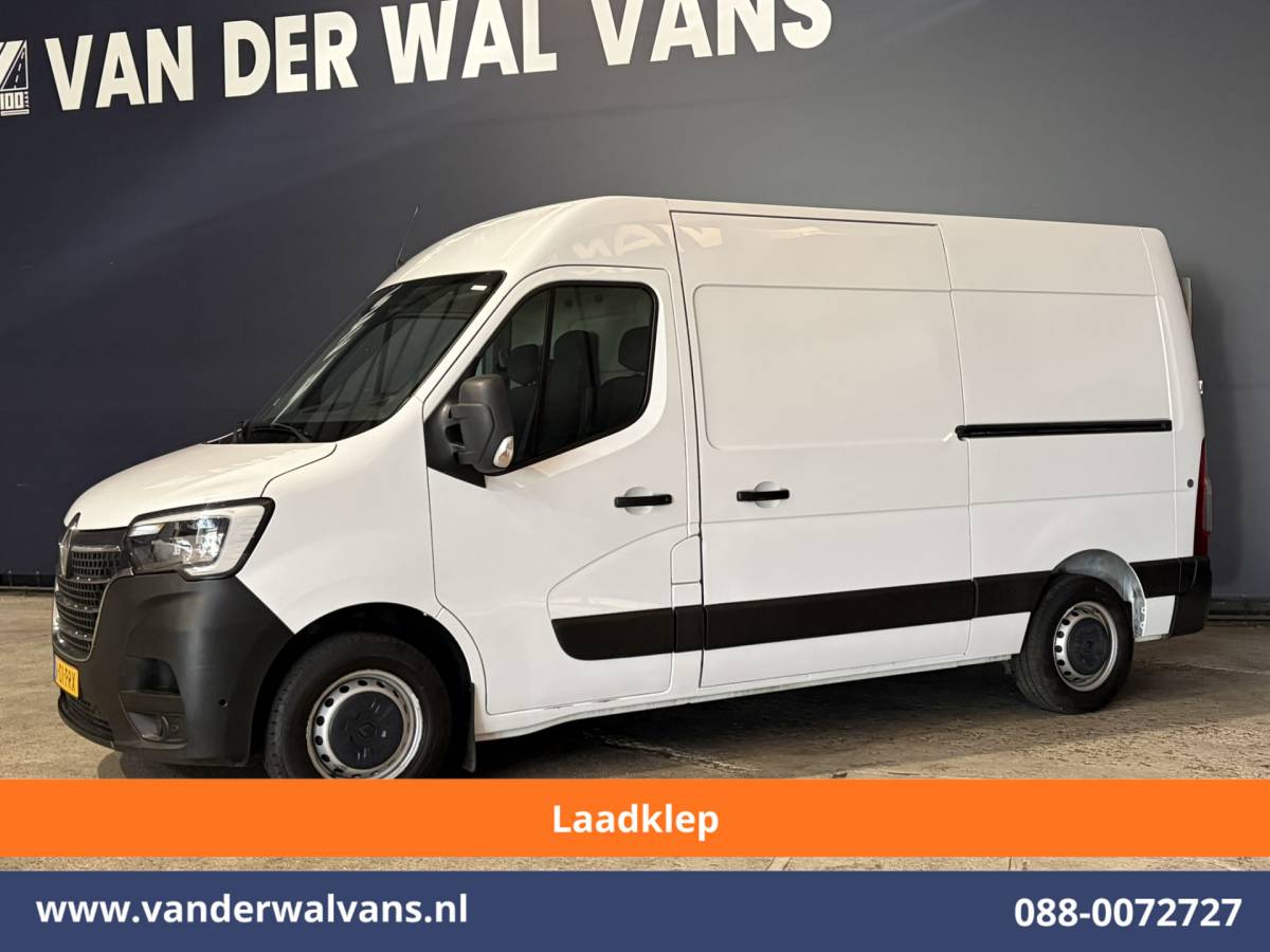 Renault Master Renault Master 2.3 dCi 150pk L2H2 Euro6 Airco | Laadklep | 2x Zijdeur | Camera | Navigatie | LED | Cruisecontrol Parkeersensoren, Bijrijdersbank