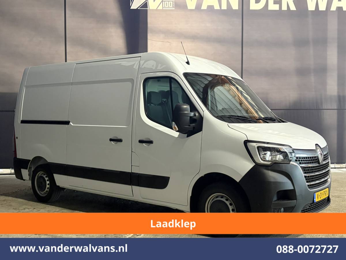 Renault Master Renault Master 2.3 dCi 150pk L2H2 Euro6 Airco | Laadklep | 2x Zijdeur | Camera | Navigatie | LED | Cruisecontrol Parkeersensoren, Bijrijdersbank