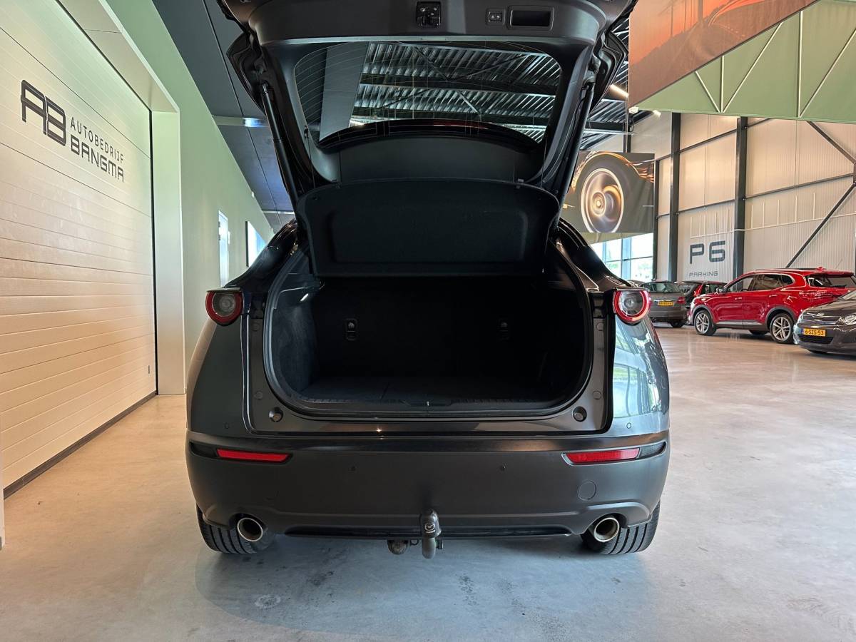 Mazda CX-30 Mazda CX-30 2.0 e-SkyActiv-X M HYBRID AUTOMAAT LUXURY|NAVIGATIE|CLIMA AIRCO|ADAPTIVE CRUISE|BOSE|MEMORY SEATS|XENON|TREKHAAK|LEDER