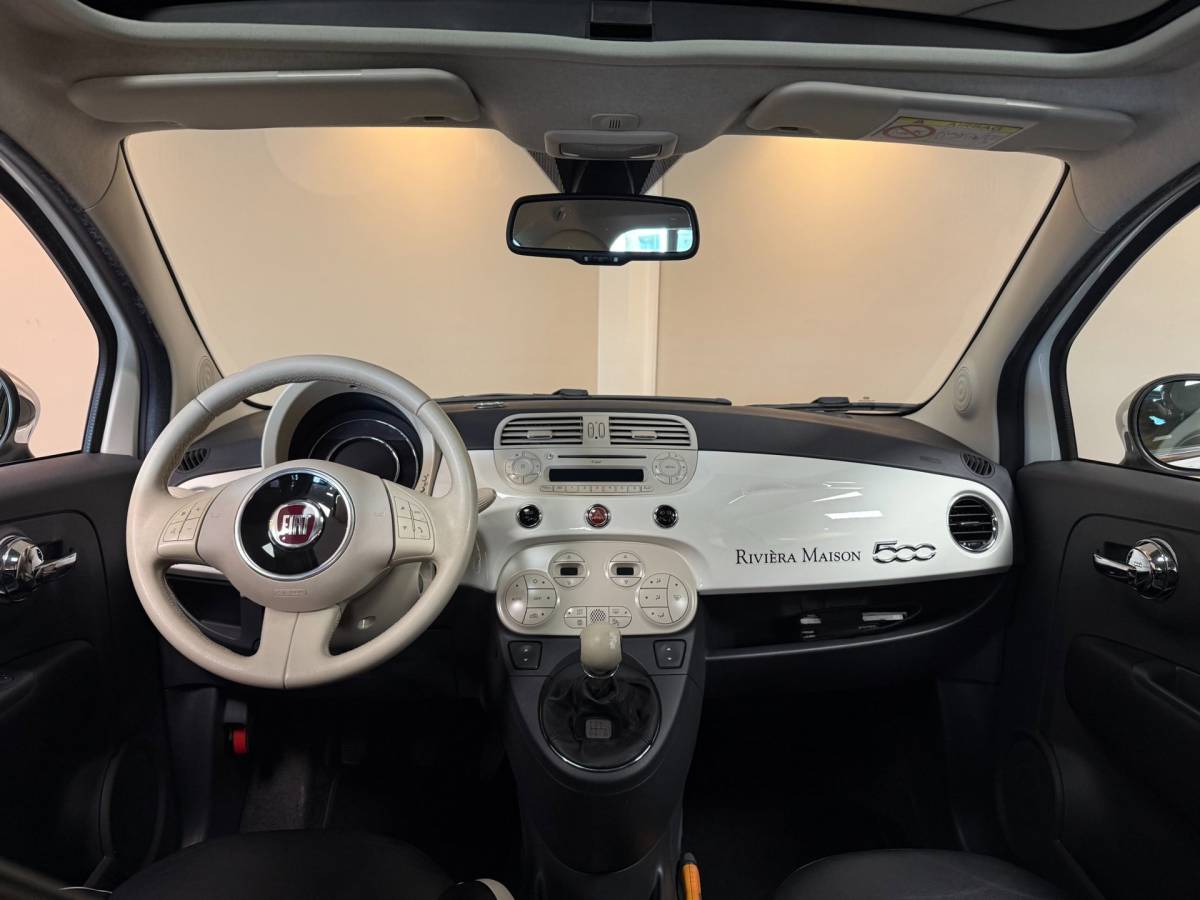 Fiat 500 Fiat 500 0.9 TwinAir Turbo Rivièra Maison*1ste Eigenaar/Special Edition!* Pano|Leer|Climate|PDC|All-seasons|NAP