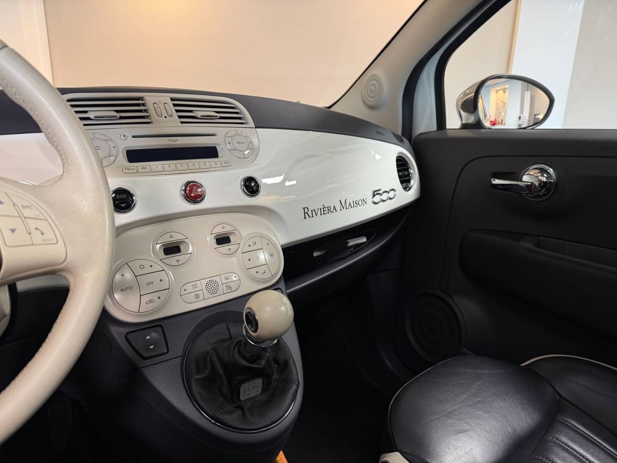 Fiat 500 Fiat 500 0.9 TwinAir Turbo Rivièra Maison*1ste Eigenaar/Special Edition!* Pano|Leer|Climate|PDC|All-seasons|NAP