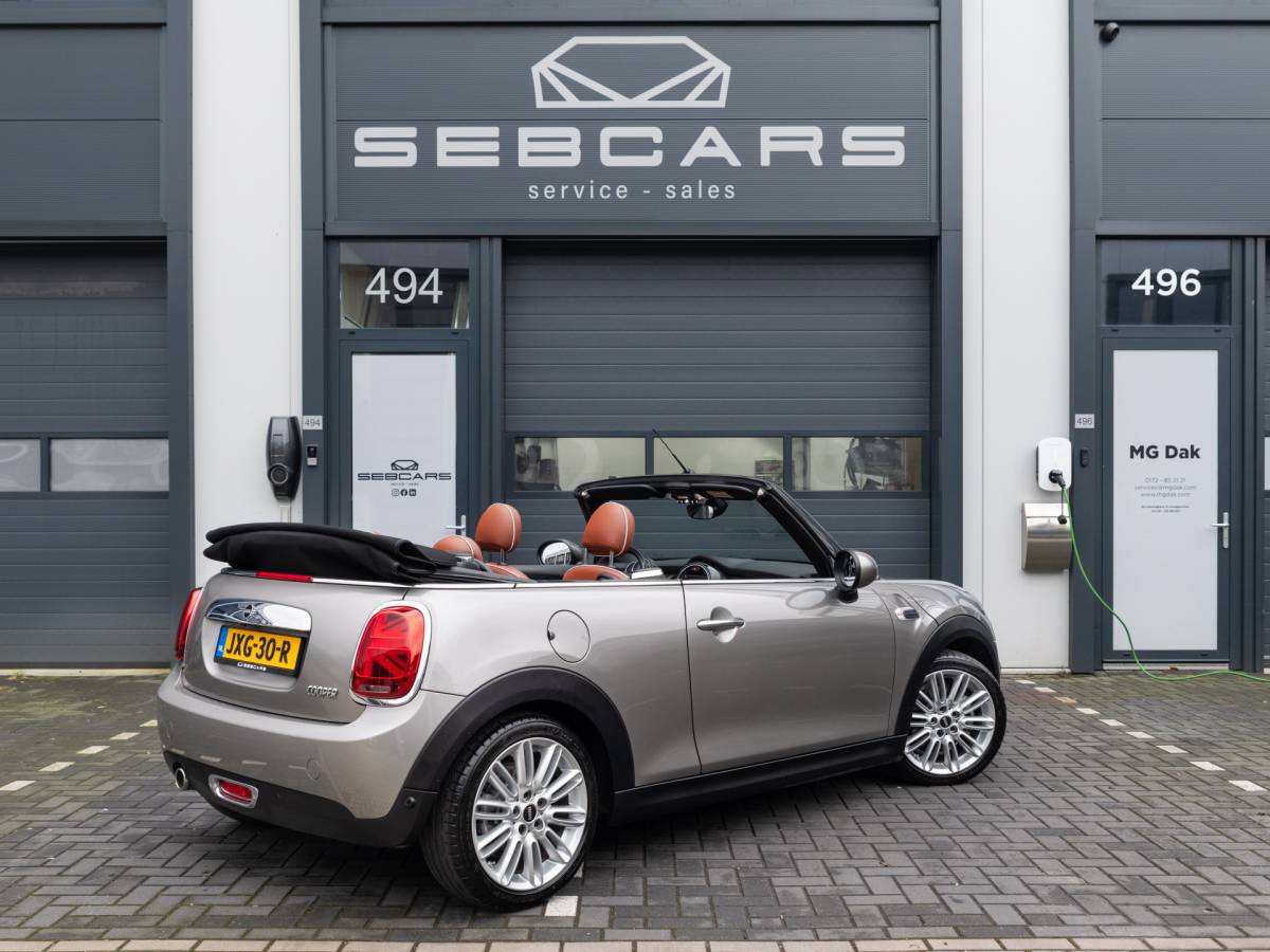 MINI Cooper Cabrio MINI Mini Cabrio 1.5 Cooper Chili AUTOMAAT, CHESTER LEDER, SPORTSTOELEN, NAVI, STOELVERWARMING, 2020 model