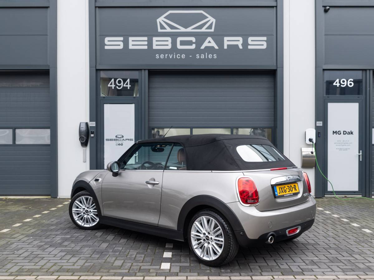 MINI Cooper Cabrio MINI Mini Cabrio 1.5 Cooper Chili AUTOMAAT, CHESTER LEDER, SPORTSTOELEN, NAVI, STOELVERWARMING, 2020 model