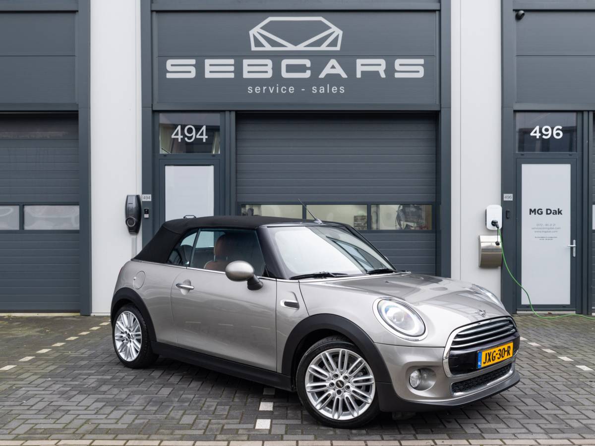 MINI Cooper Cabrio MINI Mini Cabrio 1.5 Cooper Chili AUTOMAAT, CHESTER LEDER, SPORTSTOELEN, NAVI, STOELVERWARMING, 2020 model