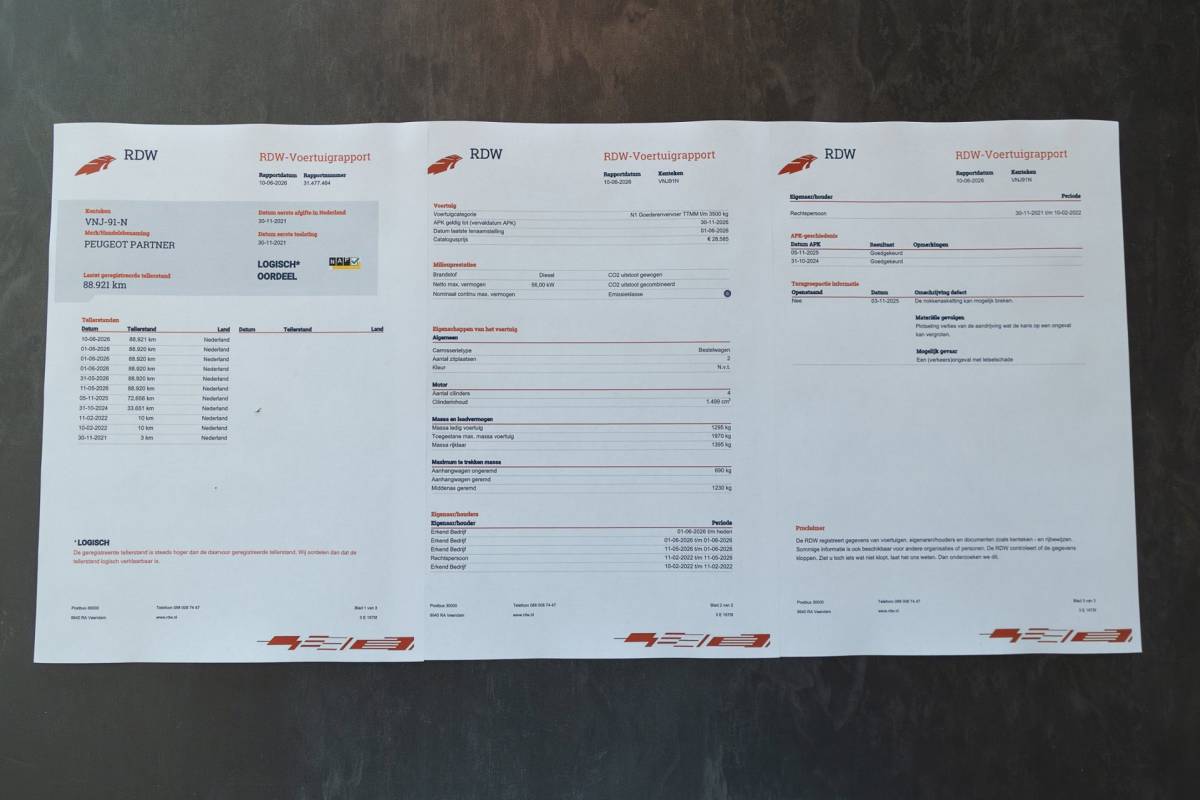 Peugeot Partner Peugeot Partner 1.5 BlueHDI Premium Kasteninrichting I Airco I Cruise I Apple I Android I Parkeersensoren