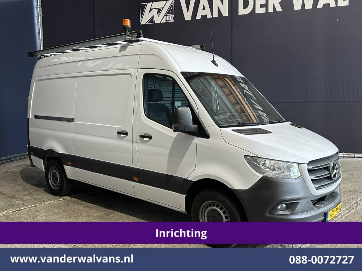 Mercedes-Benz Sprinter Mercedes-Benz Sprinter 316 CDI 164pk 2800kg Trekhaak L2H2 Inrichting Euro6 Airco | Omvormer | Imperiaal | Camera Apple Carplay, Cruisecontrol, Android Auto, Parkeersensoren