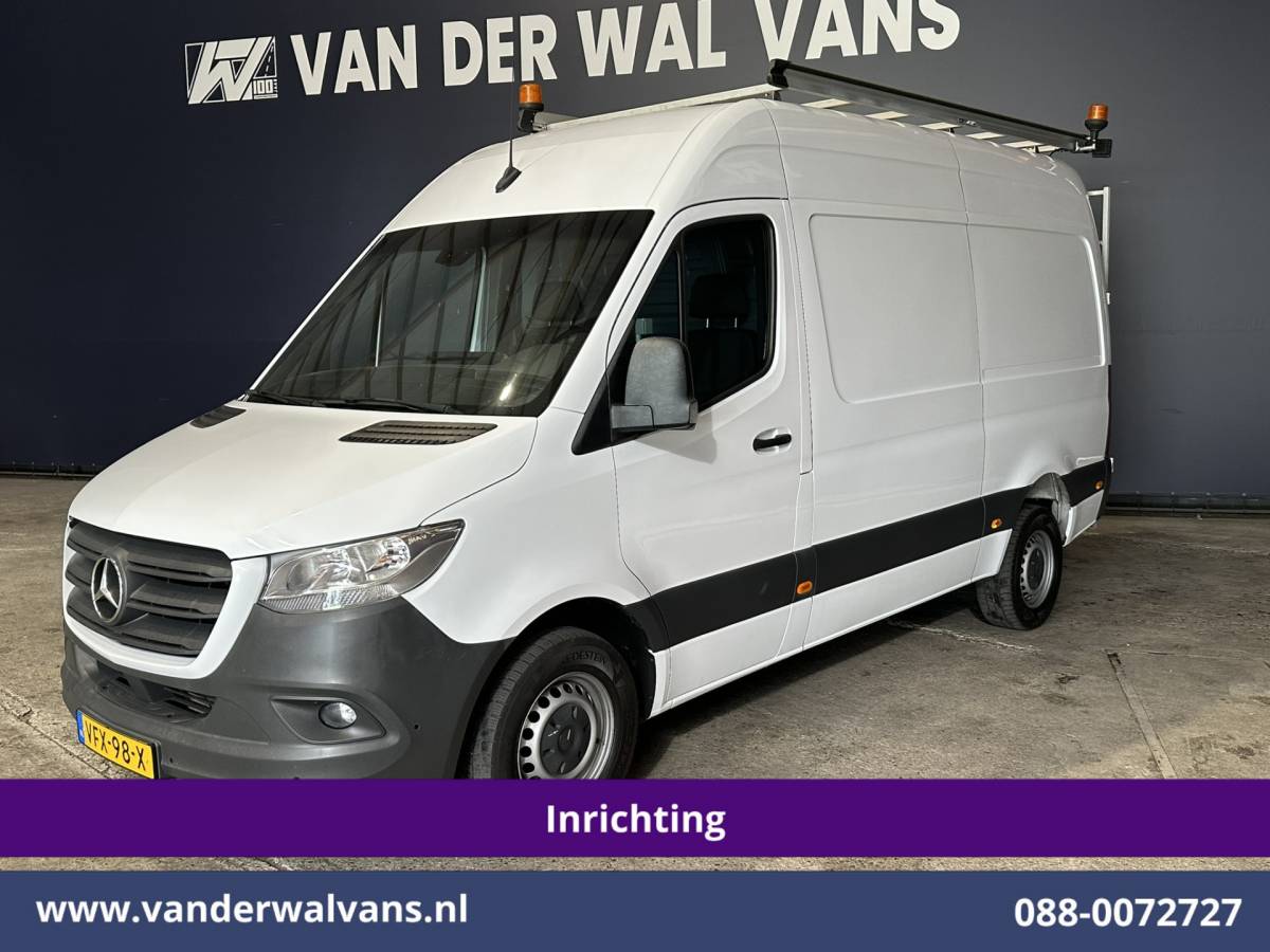 Mercedes-Benz Sprinter Mercedes-Benz Sprinter 316 CDI 164pk 2800kg Trekhaak L2H2 Inrichting Euro6 Airco | Omvormer | Imperiaal | Camera Apple Carplay, Cruisecontrol, Android Auto, Parkeersensoren