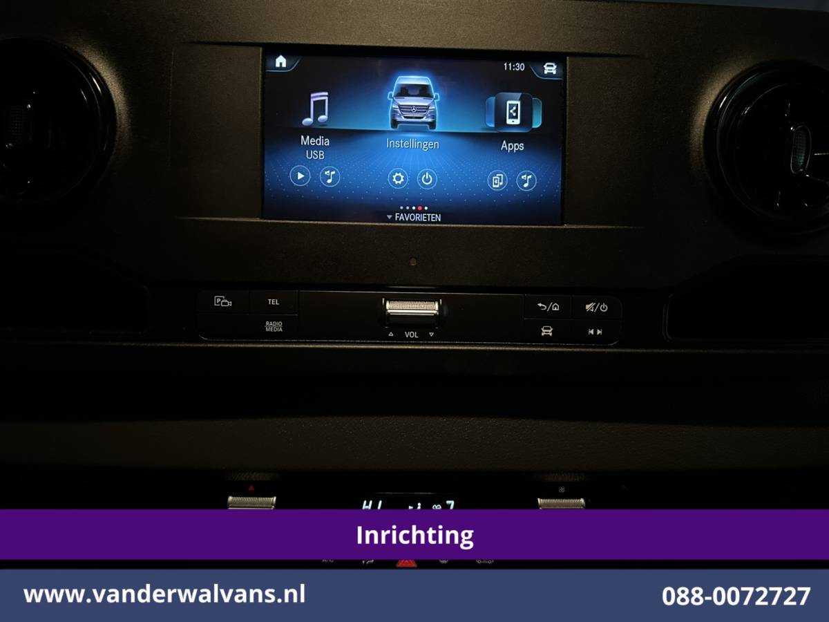 Mercedes-Benz Sprinter Mercedes-Benz Sprinter 316 CDI 164pk 2800kg Trekhaak L2H2 Inrichting Euro6 Airco | Omvormer | Imperiaal | Camera Apple Carplay, Cruisecontrol, Android Auto, Parkeersensoren