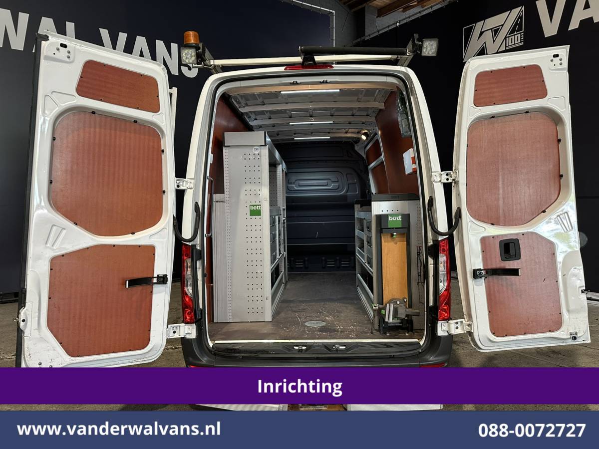 Mercedes-Benz Sprinter Mercedes-Benz Sprinter 316 CDI 164pk 2800kg Trekhaak L2H2 Inrichting Euro6 Airco | Omvormer | Imperiaal | Camera Apple Carplay, Cruisecontrol, Android Auto, Parkeersensoren